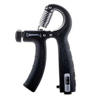 Handheld Spring with Exercise Tracking Counter