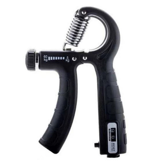 Handheld Spring with Exercise Tracking Counter